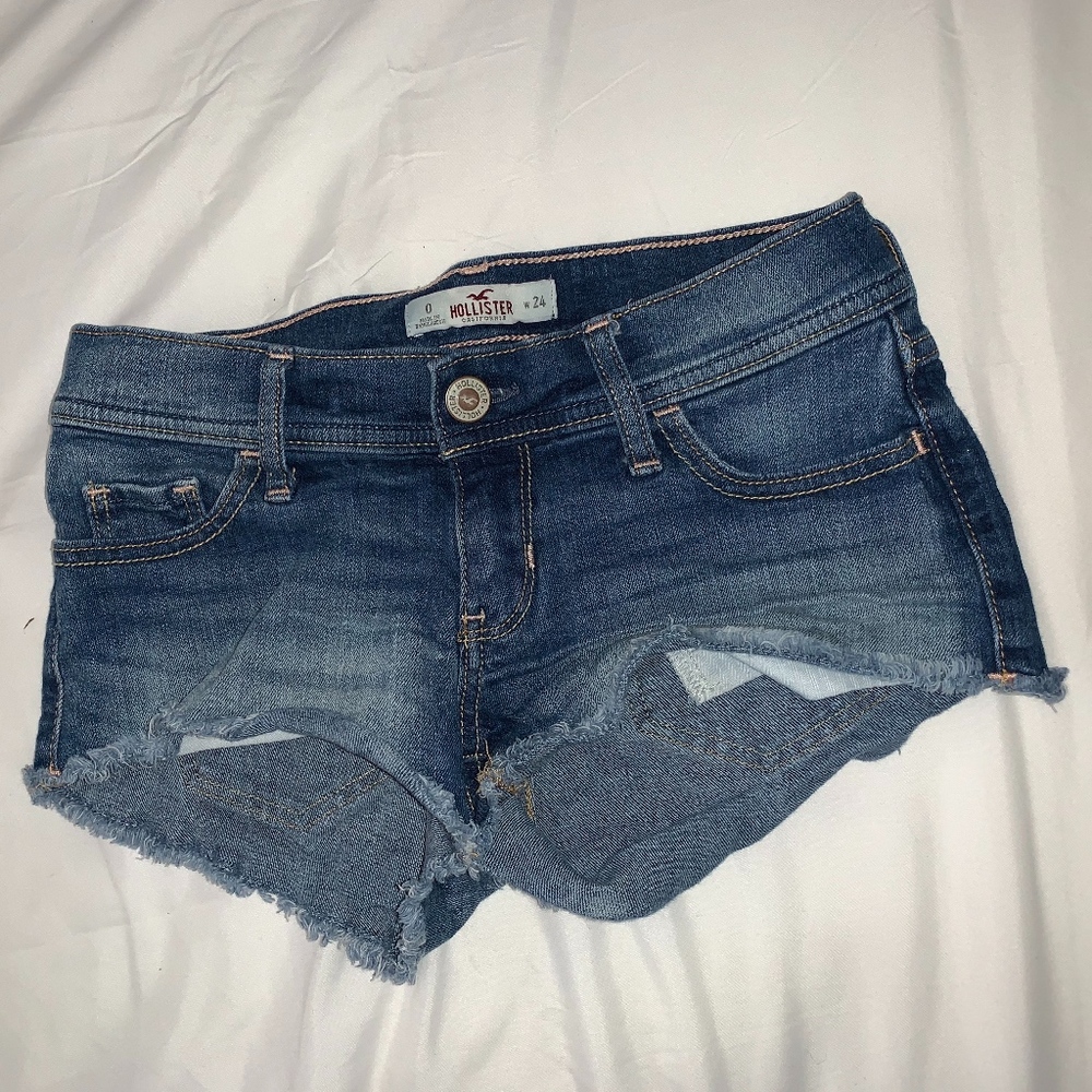 Hollister Cut Off Jean Shorts